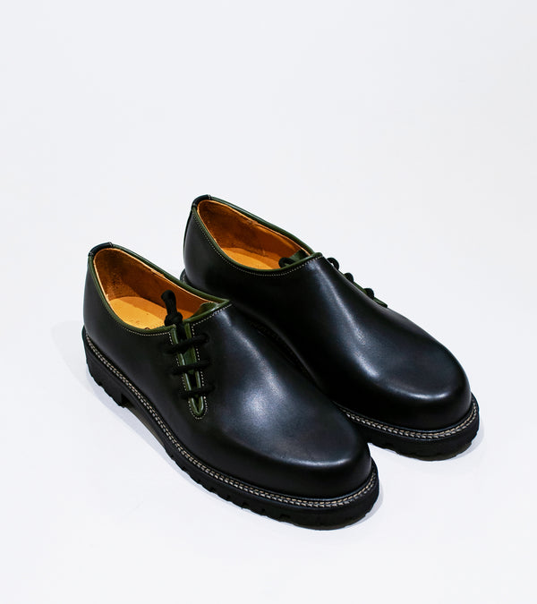 Ludwig Reiter 'Haferl Shoe' (Black Bark Tanned Leather)