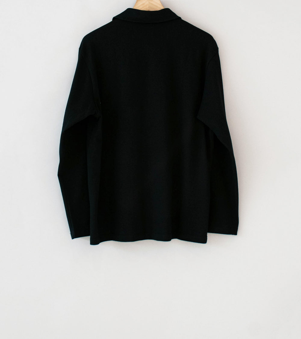 Conkers 'Rugby Shirt' (Black Organic Cotton Jersey)