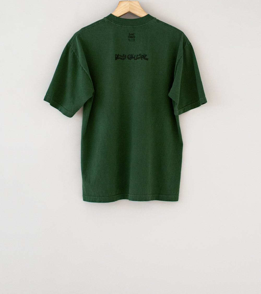 Book Works 'Dizzy Short Sleeve Tee' (Forest Green)