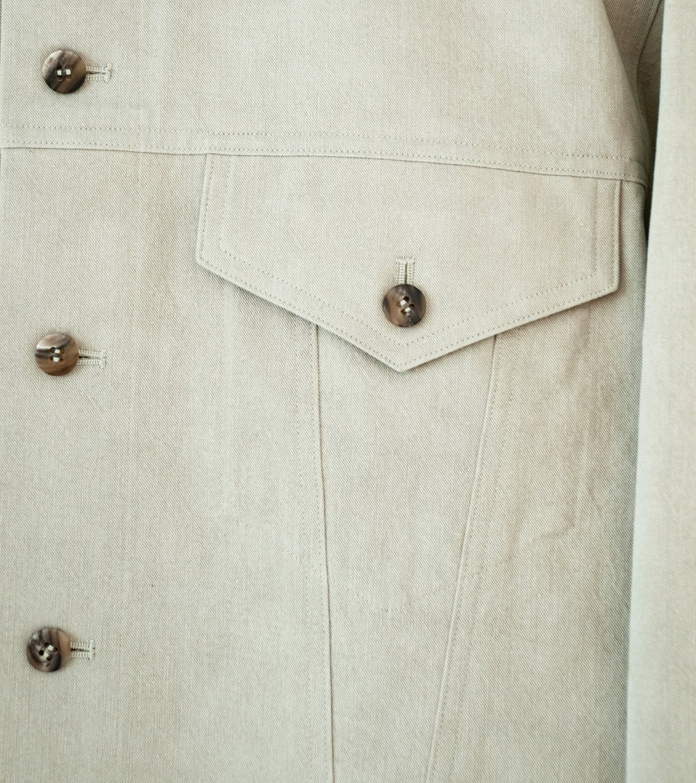 Cale 'Nidom Chino Jacket' (Ivory)