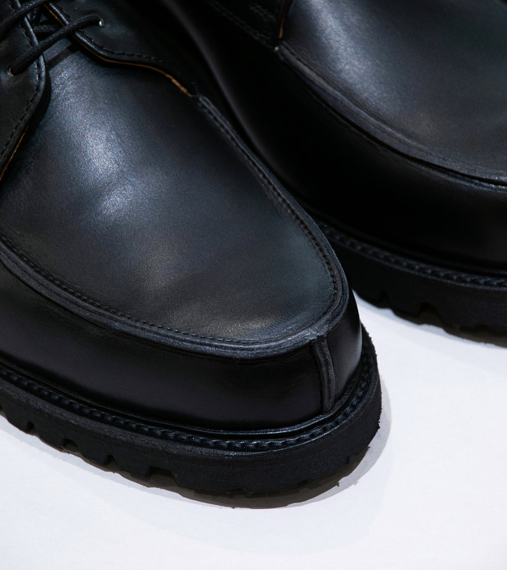 Ludwig Reiter 'Wachauer Shoe' (Black Bark Tanned Leather)