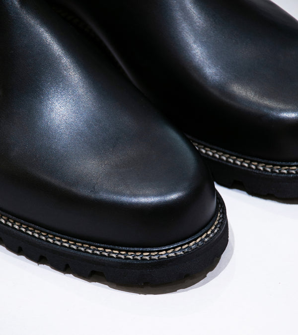 Ludwig Reiter 'Haferl Shoe' (Black Bark Tanned Leather)
