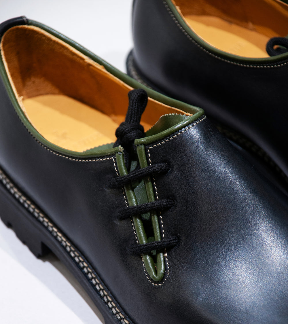 Ludwig Reiter 'Haferl Shoe' (Black Bark Tanned Leather)