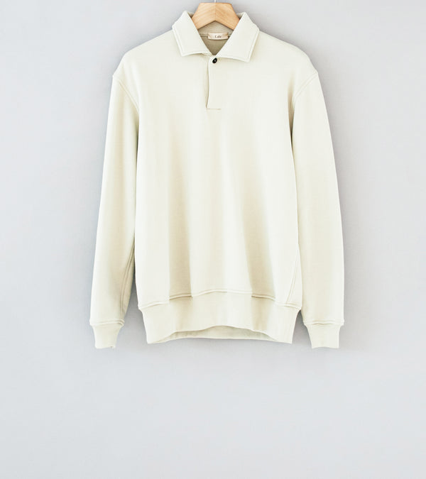 Cale 'Cotton Fleece Polo' (Ivory)