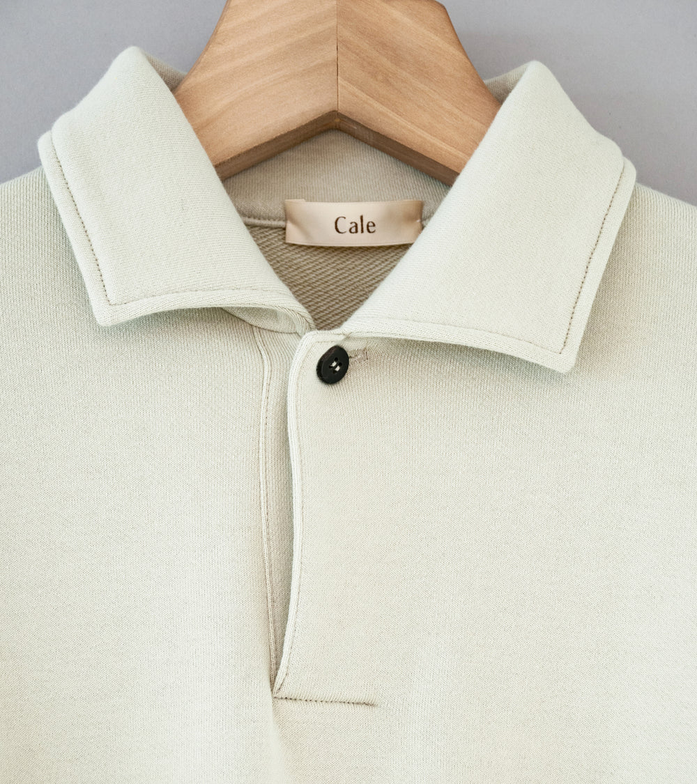 Cale 'Cotton Fleece Polo' (Ivory)