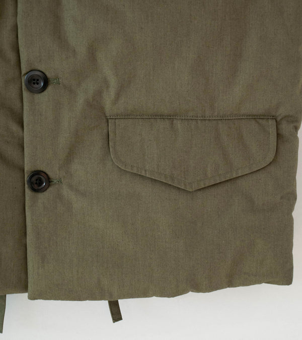 Conkers 'Wadded Waistcoat' (Pine Cotton Poplin)
