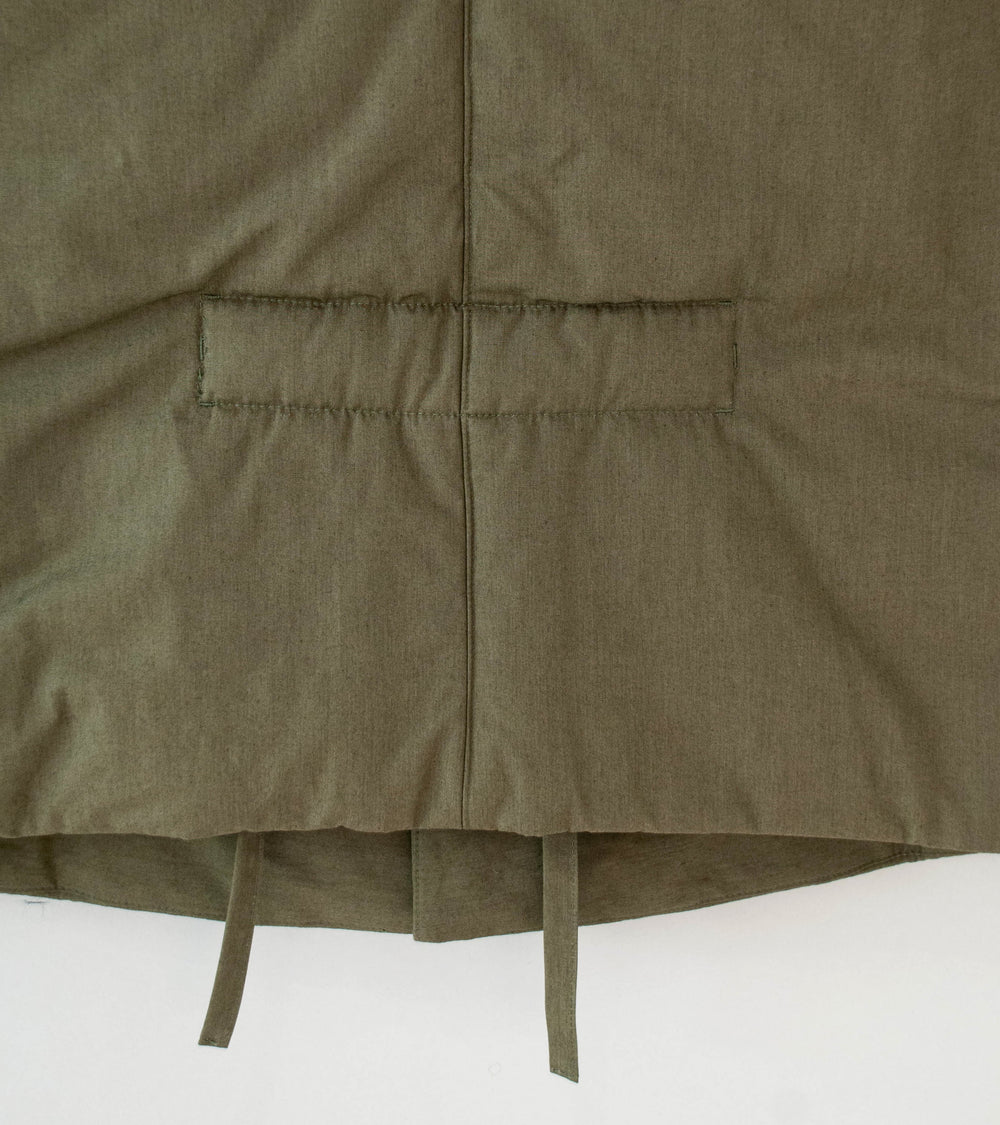 Conkers 'Wadded Waistcoat' (Pine Cotton Poplin)