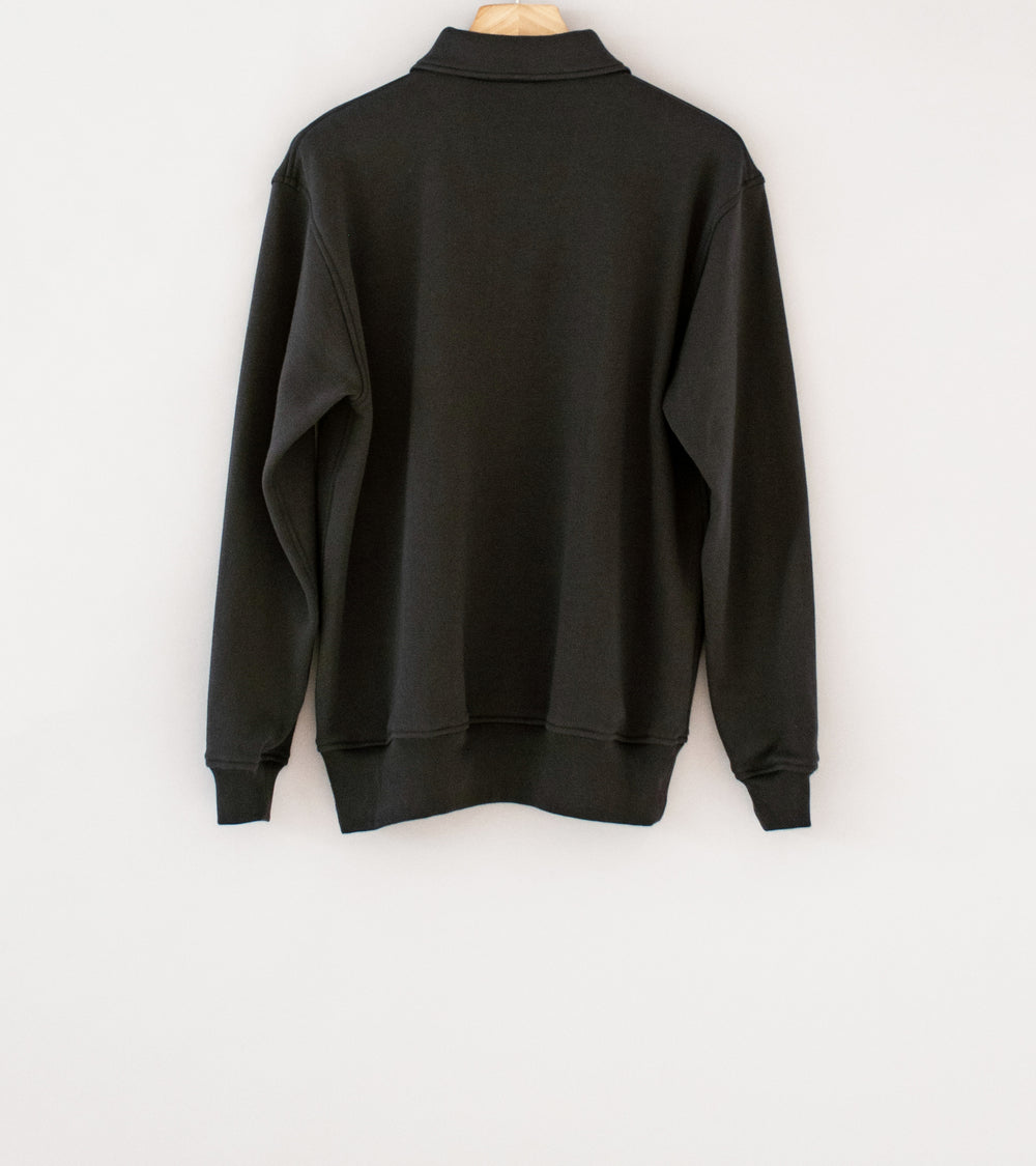 Cale 'Cotton Fleece Polo' (Iron Black)