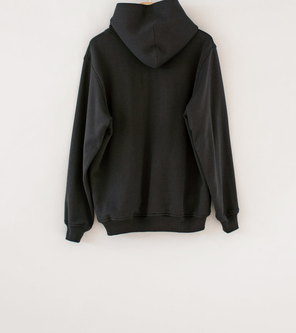 Cale 'Cotton Fleece Hoodie' (Iron Black)