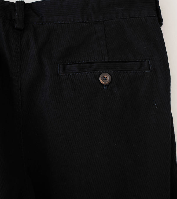 Conkers 'Gardening Trouser' (OD Black Striped Cotton)