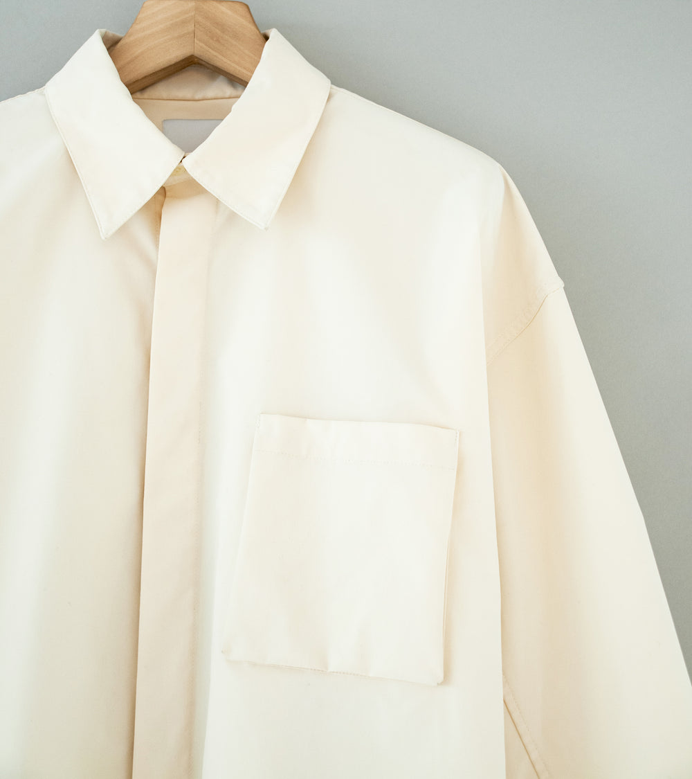 Greg Laboratory 'Permanent Concept Indium Shirt' (Cream)