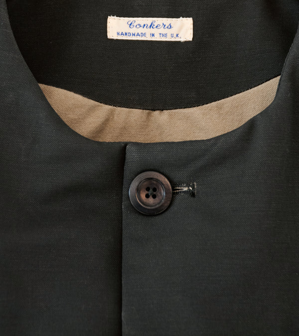 Conkers 'Wadded Waistcoat' (Black Painted Cotton)