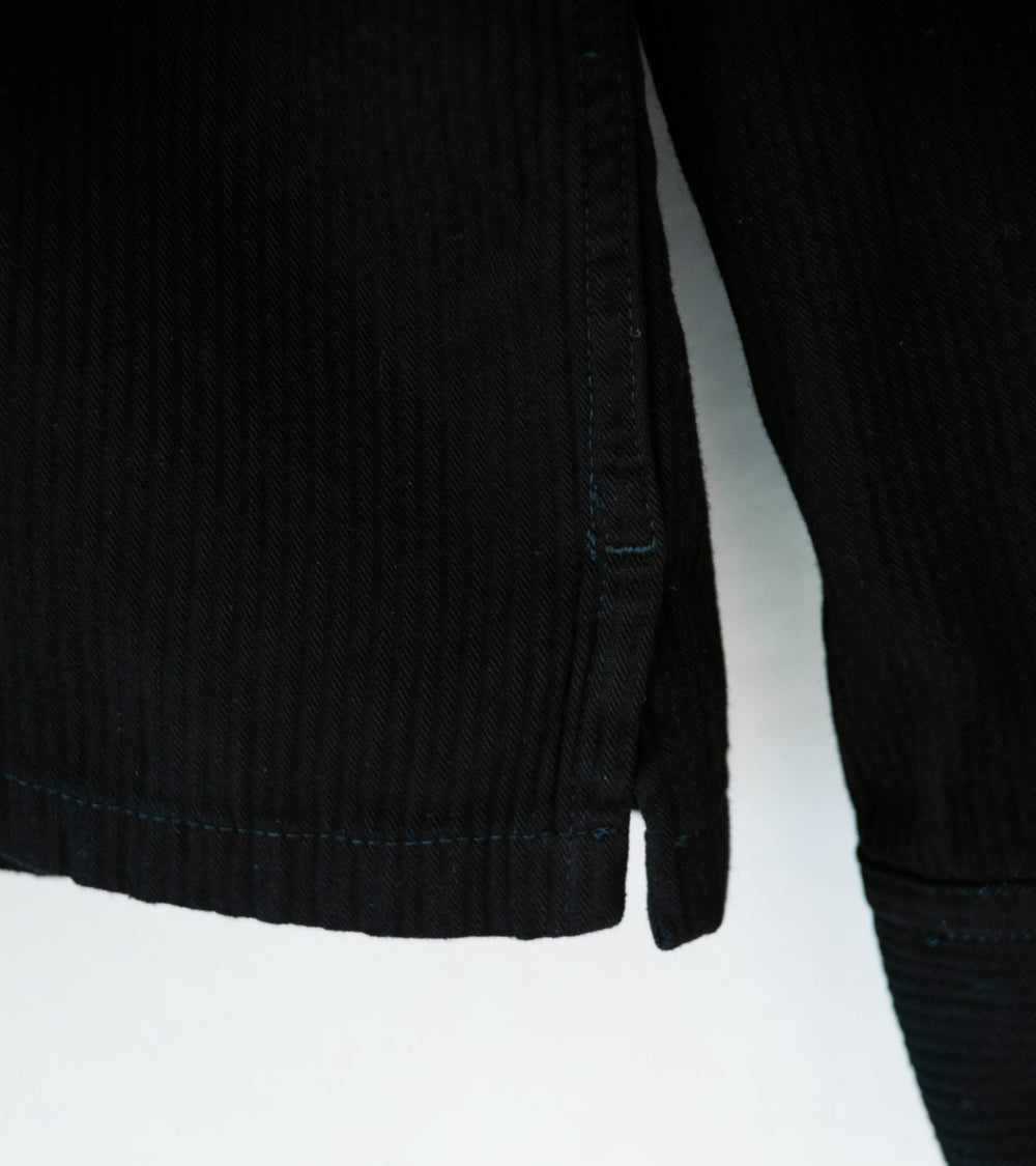 Conkers 'Night Shirt' (OD Black Striped Cotton)