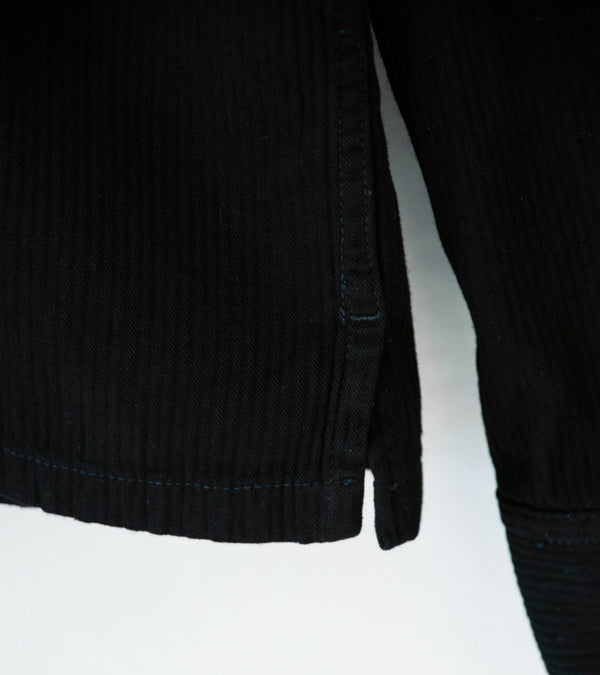 Conkers 'Night Shirt' (OD Black Striped Cotton)