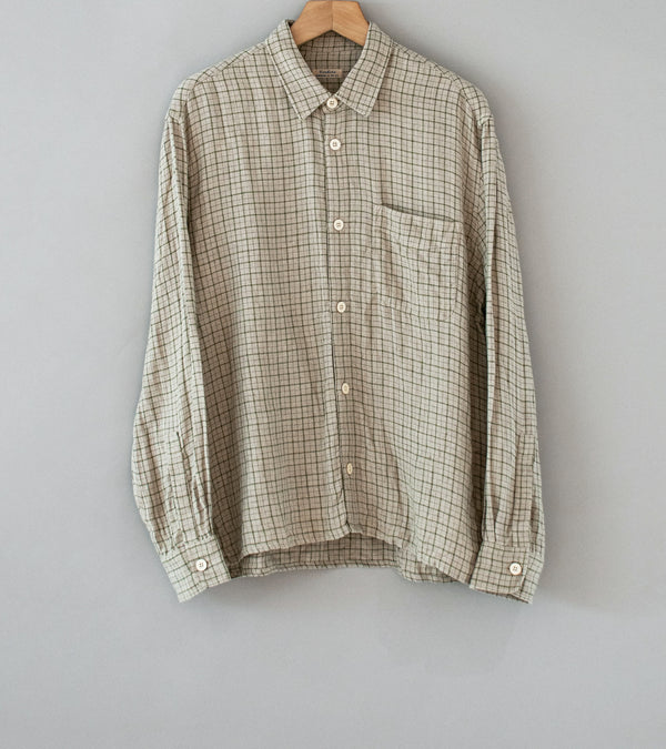 Conkers 'Relaxed Farmers Shirt' (Spore Tattersall Linen)