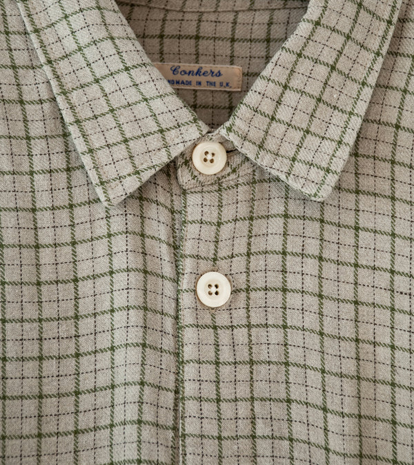 Conkers 'Relaxed Farmers Shirt' (Spore Tattersall Linen)