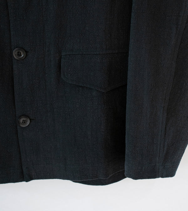 Conkers 'Field Shirt' (Charcoal Stonewashed Ramie)