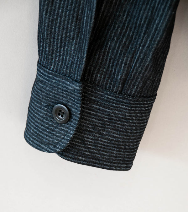 Conkers 'Night Shirt' (Navy Striped Cotton)