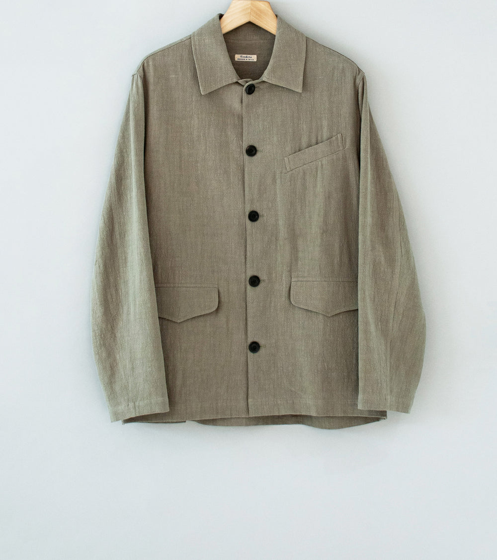 Conkers 'Field Shirt' (Sand Stonewashed Ramie)