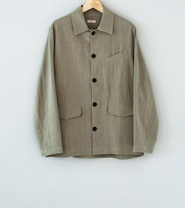 Conkers 'Field Shirt' (Sand Stonewashed Ramie)