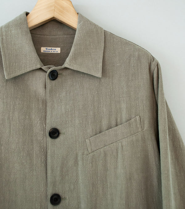 Conkers 'Field Shirt' (Sand Stonewashed Ramie)