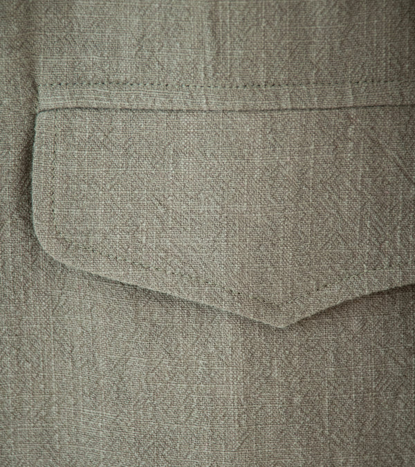 Conkers 'Field Shirt' (Sand Stonewashed Ramie)