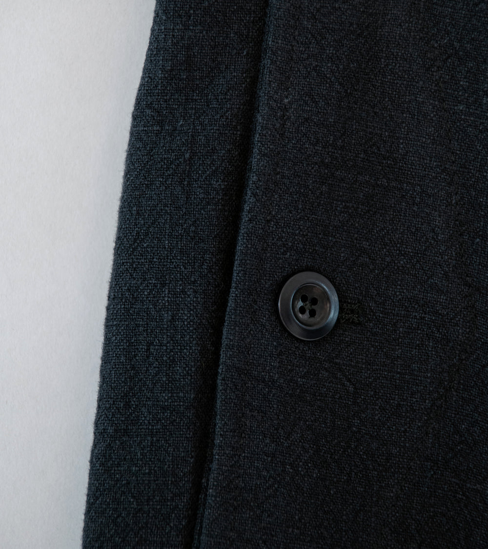 Conkers 'Tavern Trouser' (Charcoal Stonewashed Ramie)