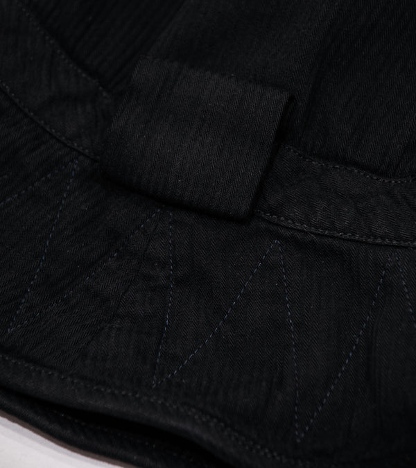 Conkers 'Fishermans Bucket' (OD Black Striped Cotton)