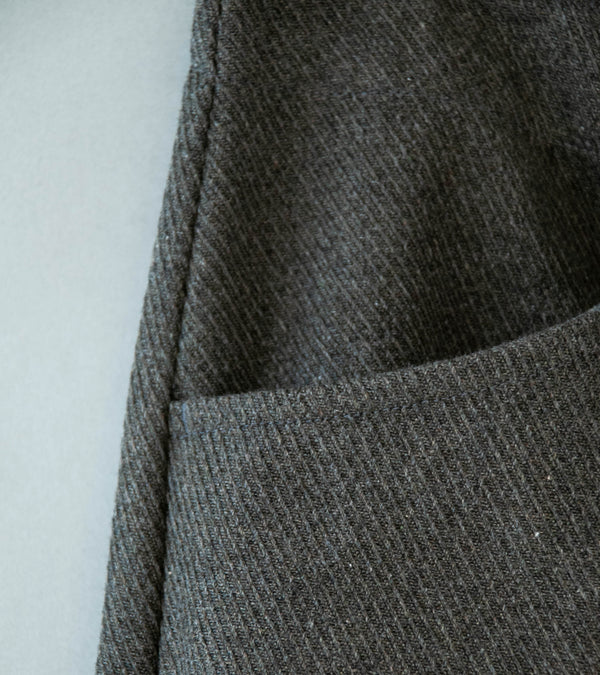 Evan Kinori 'Four Pocket Pant' (Olive Heather Top Dyed Cotton Kersey)