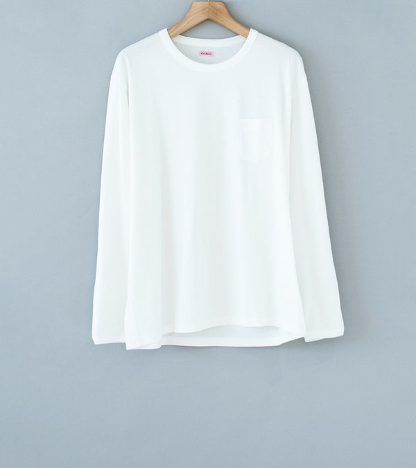 Conkers 'Long Sleeve Ringer Tee' (Raw White Brushed English Jersey)