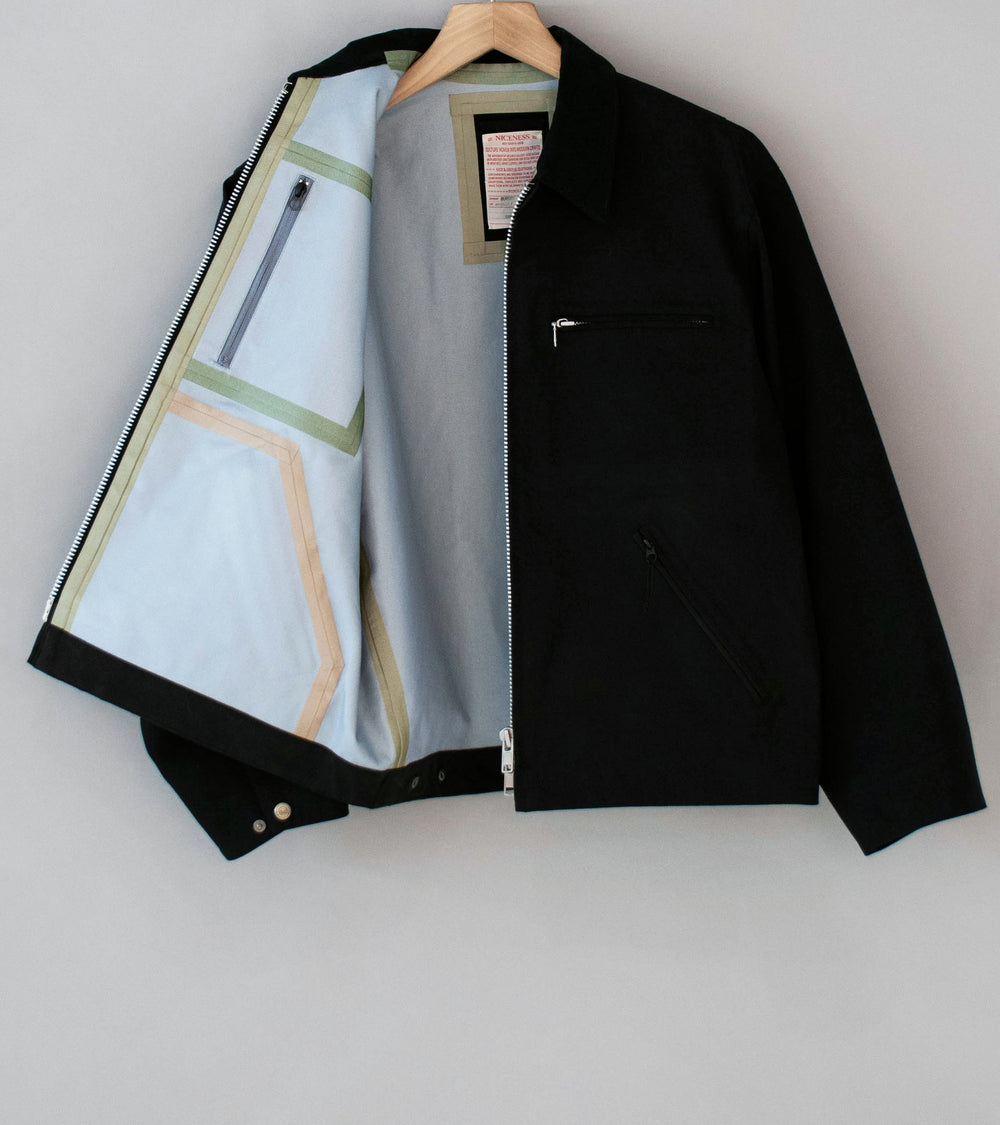 Niceness 'BURDEN 3-Layer Work Jacket' (Black)
