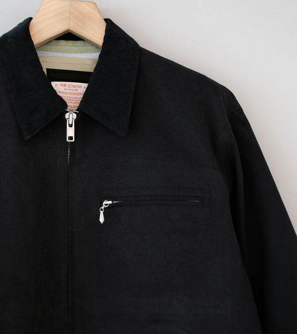 Niceness 'BURDEN 3-Layer Work Jacket' (Black)