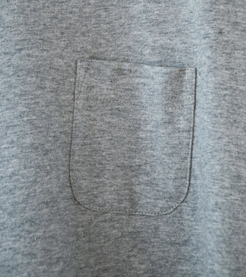Conkers 'Long Sleeve Ringer Tee' (Grey Marl Brushed English Jersey)