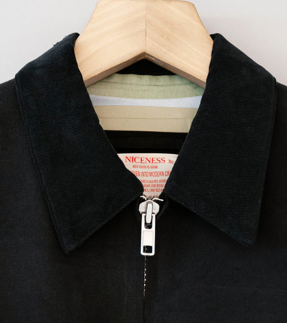 Niceness 'BURDEN 3-Layer Work Jacket' (Black)