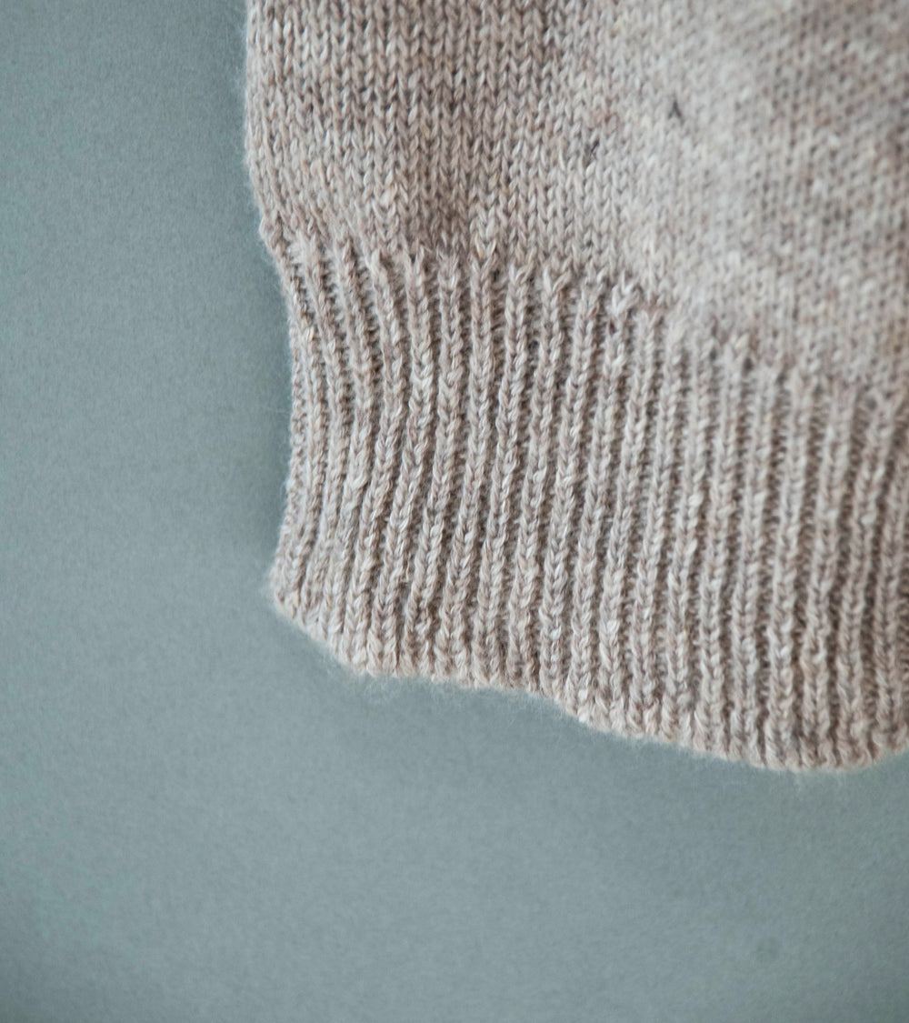 Evan Kinori 'Crewneck Sweater' (Oatmeal Cashmere Linen)