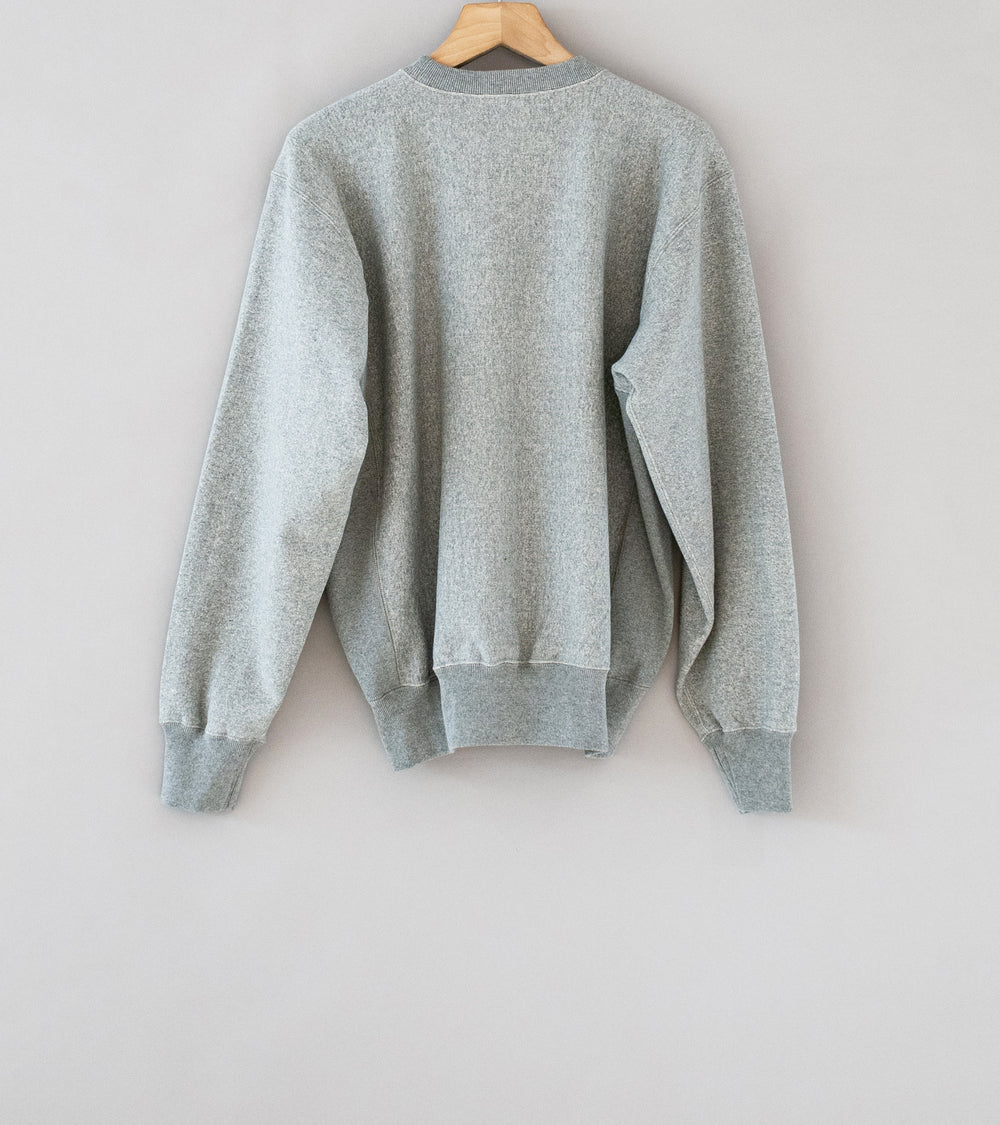 Auralee 'Smooth Soft BD Sweat P/O' (Top Gray)