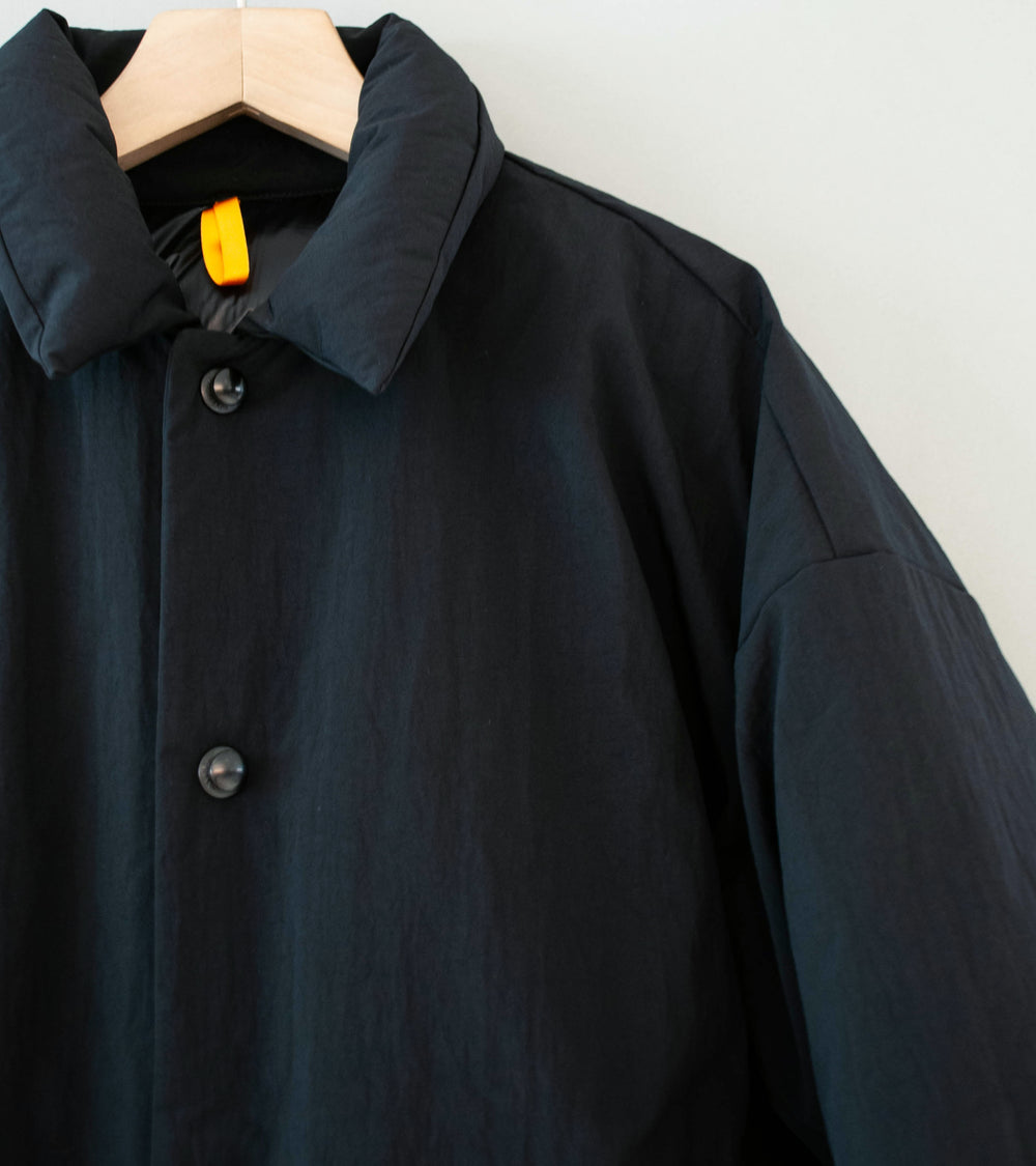 MAN-TLE 'R0 D6 Double Down Blouson' (Black Recycled Nylon)