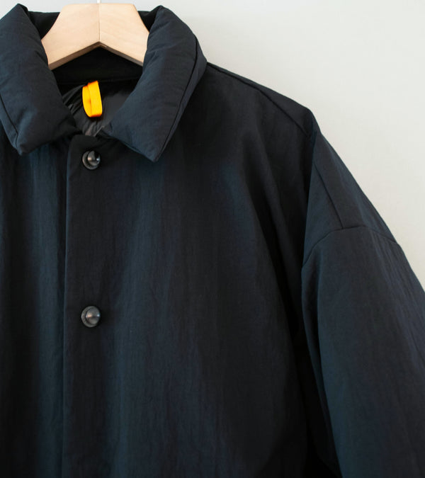 MAN-TLE 'R0 D6 Double Down Blouson' (Black Recycled Nylon)