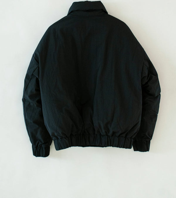 MAN-TLE 'R0 D6 Double Down Blouson' (Black Recycled Nylon)