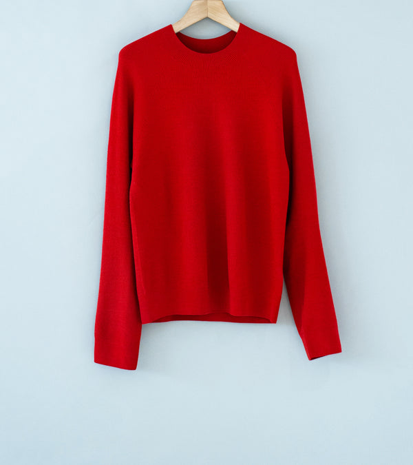 Veilance 'Conic Wool Midlayer' (Carmine)