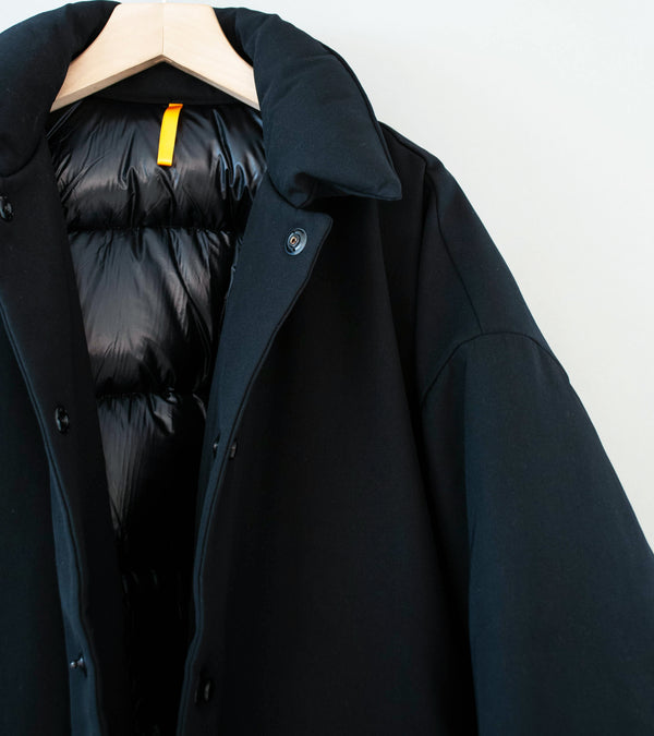 MAN-TLE 'R21 D6 Double Down Blouson' (Black Impact Wool)