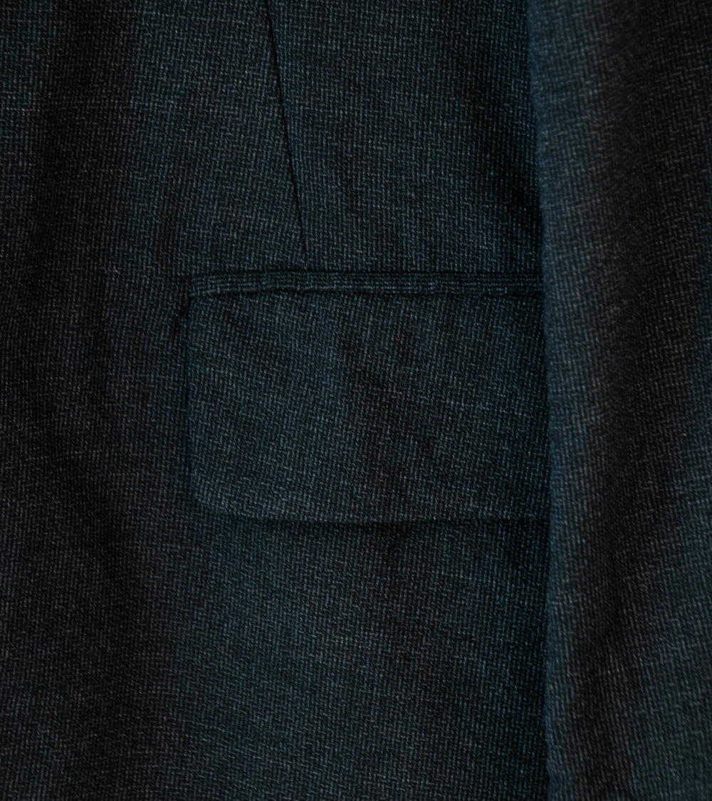 Niceness 'T.ROLAND Clover Leaf Mélange Herringbone Jacket' (Charcoal)