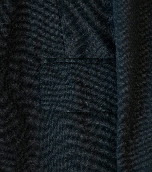 Niceness 'T.ROLAND Clover Leaf Mélange Herringbone Jacket' (Charcoal)