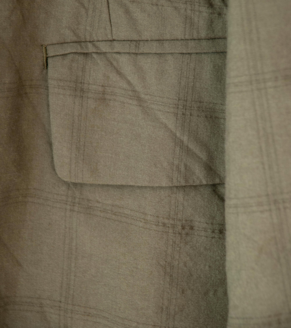 Niceness 'W.ROLAND Clover Leaf Check Jacket' (Khaki)