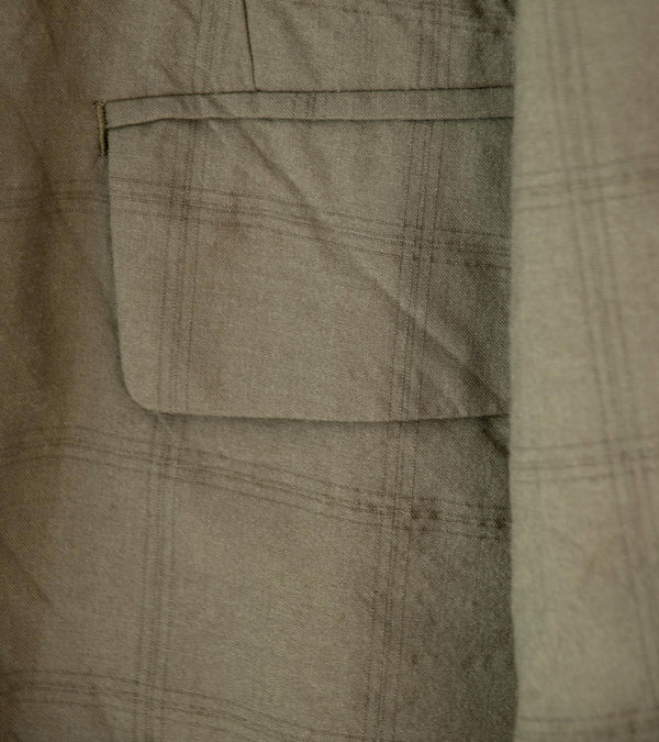 Niceness 'W.ROLAND Clover Leaf Check Jacket' (Khaki)