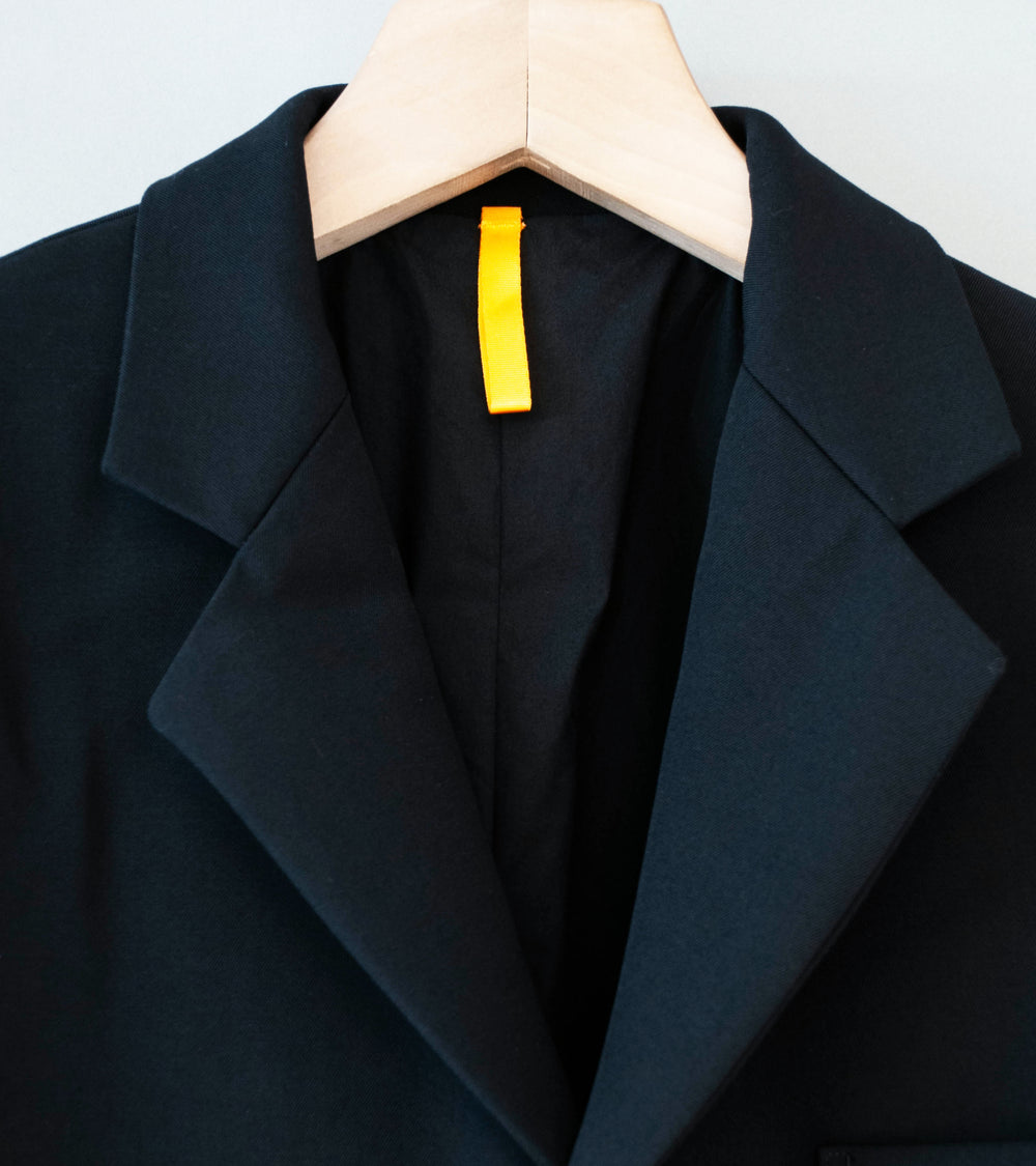 MAN-TLE 'R21 Y2 Patch Blazer' (Black Impact Wool)