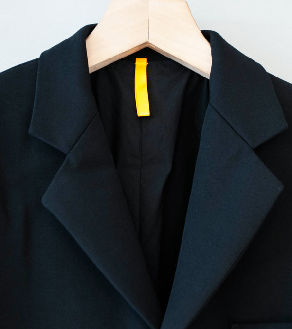 MAN-TLE 'R21 Y2 Patch Blazer' (Black Impact Wool)
