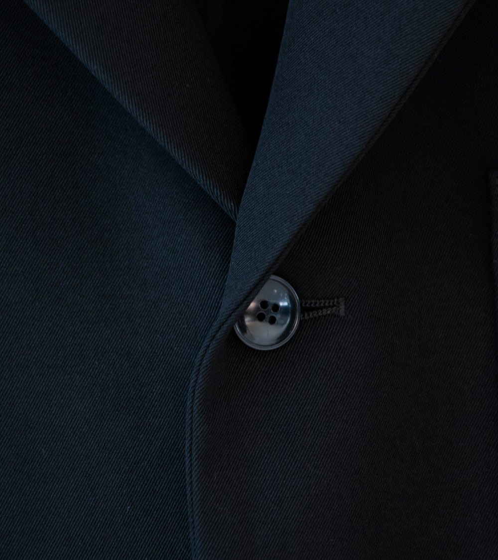 MAN-TLE 'R21 Y2 Patch Blazer' (Black Impact Wool)