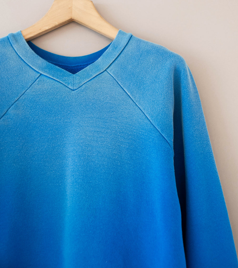Niceness 'NAJA Distressed Sweat Double Front Pullover' (Blue)