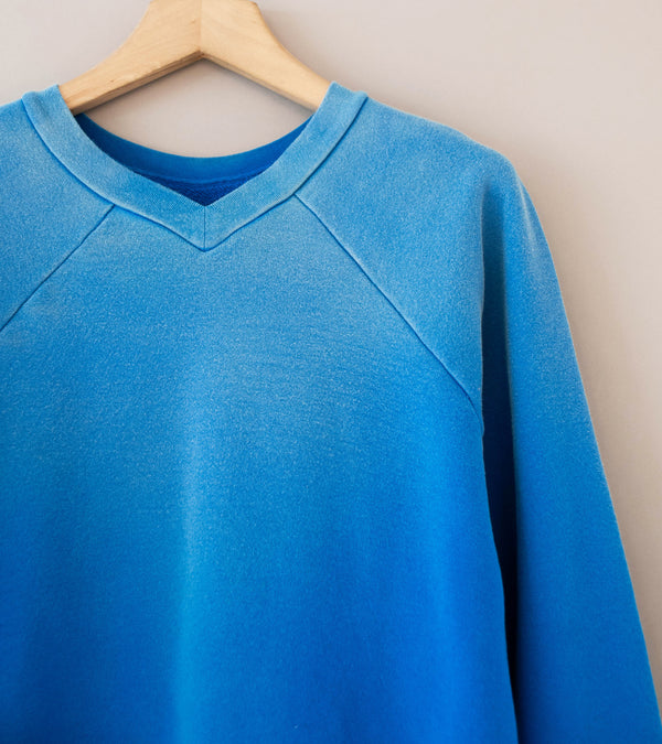 Niceness 'NAJA Distressed Sweat Double Front Pullover' (Blue)